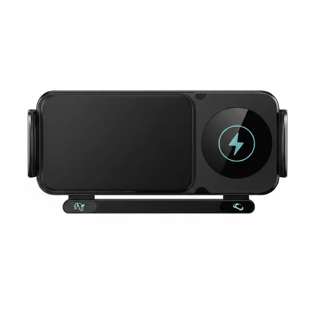 VNSPORT 360° Rotating 15W Wireless Car Fast Charger Mount