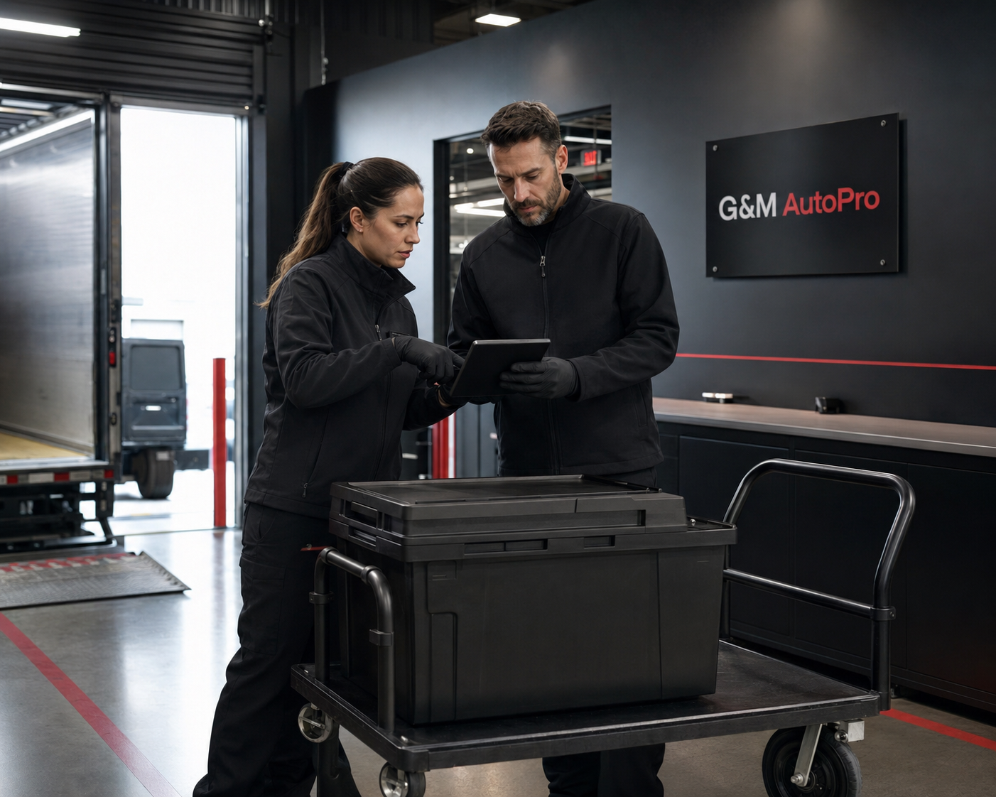 Automotive parts warehouse operated by G&M AutoPro