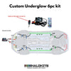 Flow Series LED Underglow Lighting Kit 3.0 | Custom 6pc | Flexible