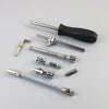 46-Piece Car Repair Tool Set 1/4-Inch Socket Set Car Repair Tools Pry Ratchet Torque Wrench Combo Auto Maintenance Tools