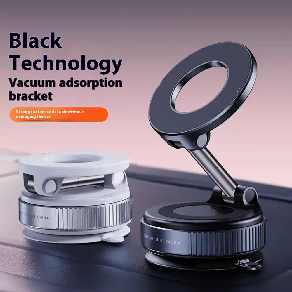 Upgraded 360° Nano Gel Vacuum Magnetic Phone Holder Suction Cup Phone Mount for Car/for Phone