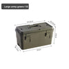 Portable Heavy Duty Plastic Toolbox Tool Organizer Storage Box Multi Layer Stackable Car Garden Garage Workshop Diy Art Craft